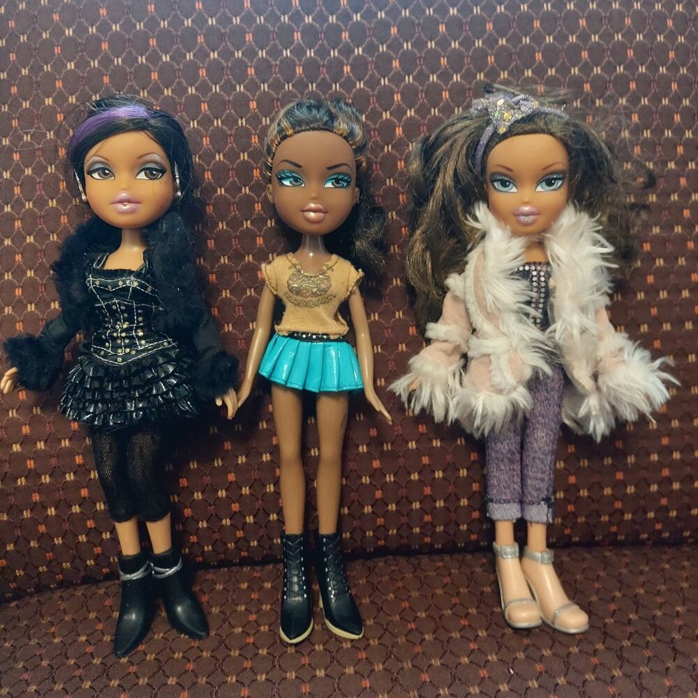 A trio of Bratz Dolls